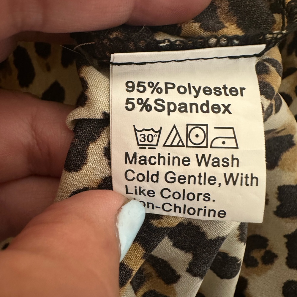SHEIN Leopard Print Dress - Picture 7 of 9